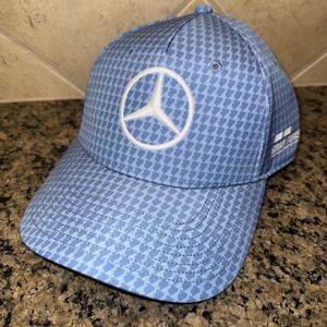 NEW Mercedes AMG Petronas Formula 1 Team Hat Blue Monster Energy Lewis Hamilton